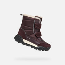 Geox ghete fete imblanite Trekkyup Amphibiox 28-35 Dark Burgundy