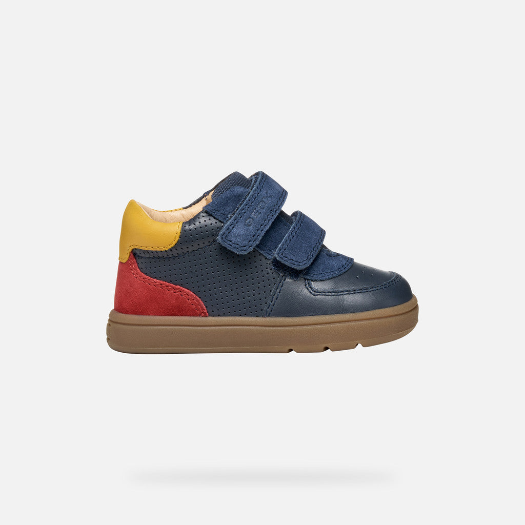 Geox pantofi baieti Biglia 18-26 Navy/Red Imagine secundară a produsului