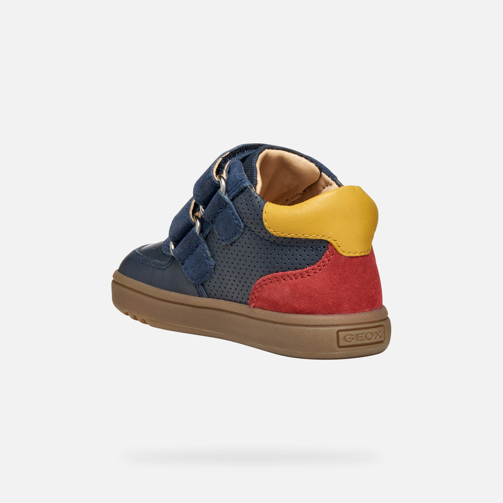 Geox pantofi baieti Biglia 18-26 Navy/Red