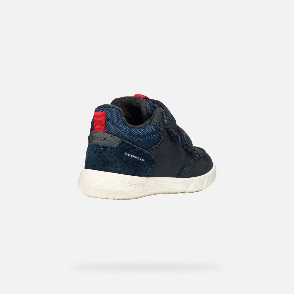Geox pantofi baieti captusiti Hyroo 24-27 Navy/Red