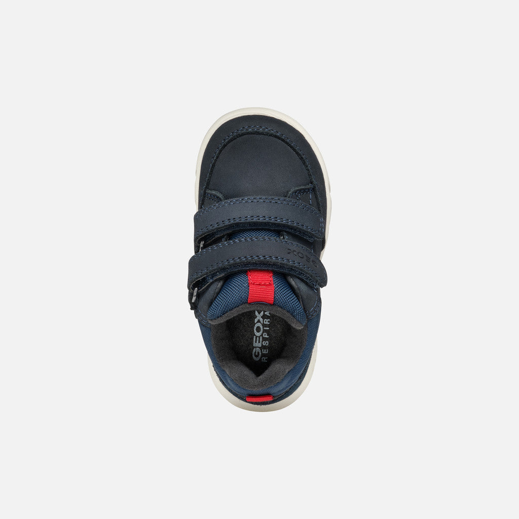 Geox pantofi baieti captusiti Hyroo 20-23 Navy/Red