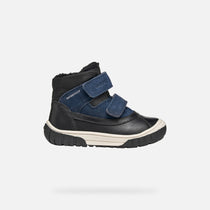 Geox pantofi baieti captusiti OMAR Waterproof 24-27 Black/Navy