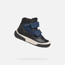 Geox pantofi baieti captusiti OMAR Waterproof 24-27 Black/Navy