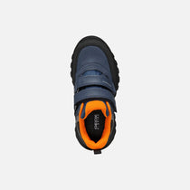 Geox pantofi baieti captusiti Simbyos Amphibiox 28-33 Blue/Orange