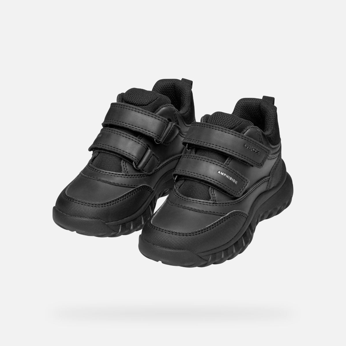 Geox pantofi baieti captusiti Simbyos Amphibiox 28-35 Black
