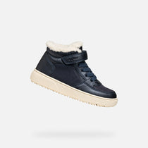 Geox pantofi baieti captusiti Theleven Amphibiox 28-33 Dark Navy
