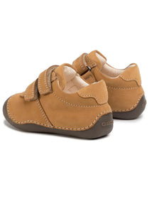 Geox pantofi baieti cu scai 18-23 Biscuit