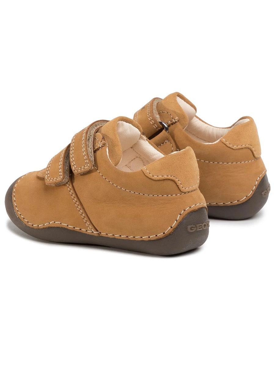 Geox pantofi baieti cu scai 18-23 Biscuit