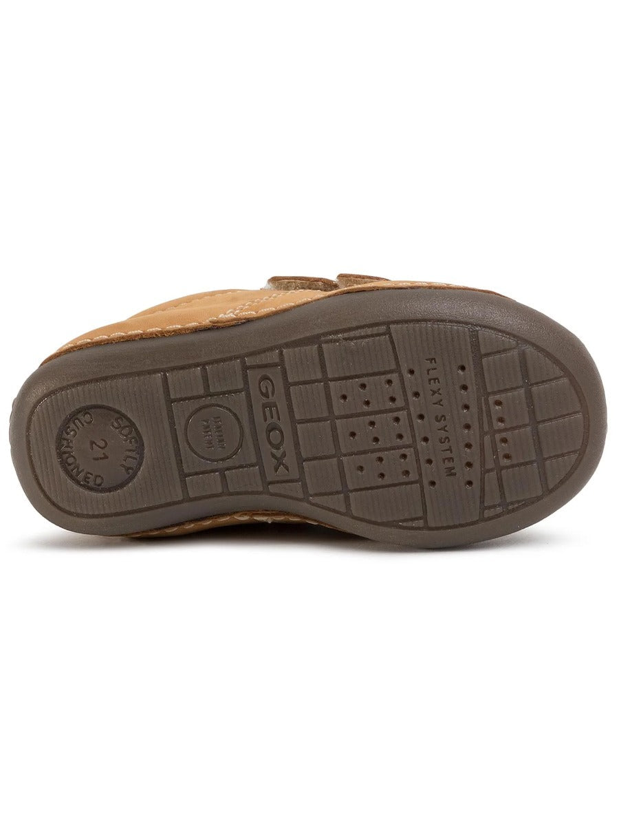 Geox pantofi baieti cu scai 18-23 Biscuit