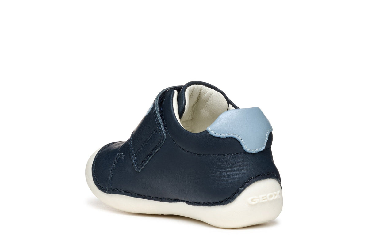Geox pantofi baieti cu scai 18-23 Nappa rinocer
