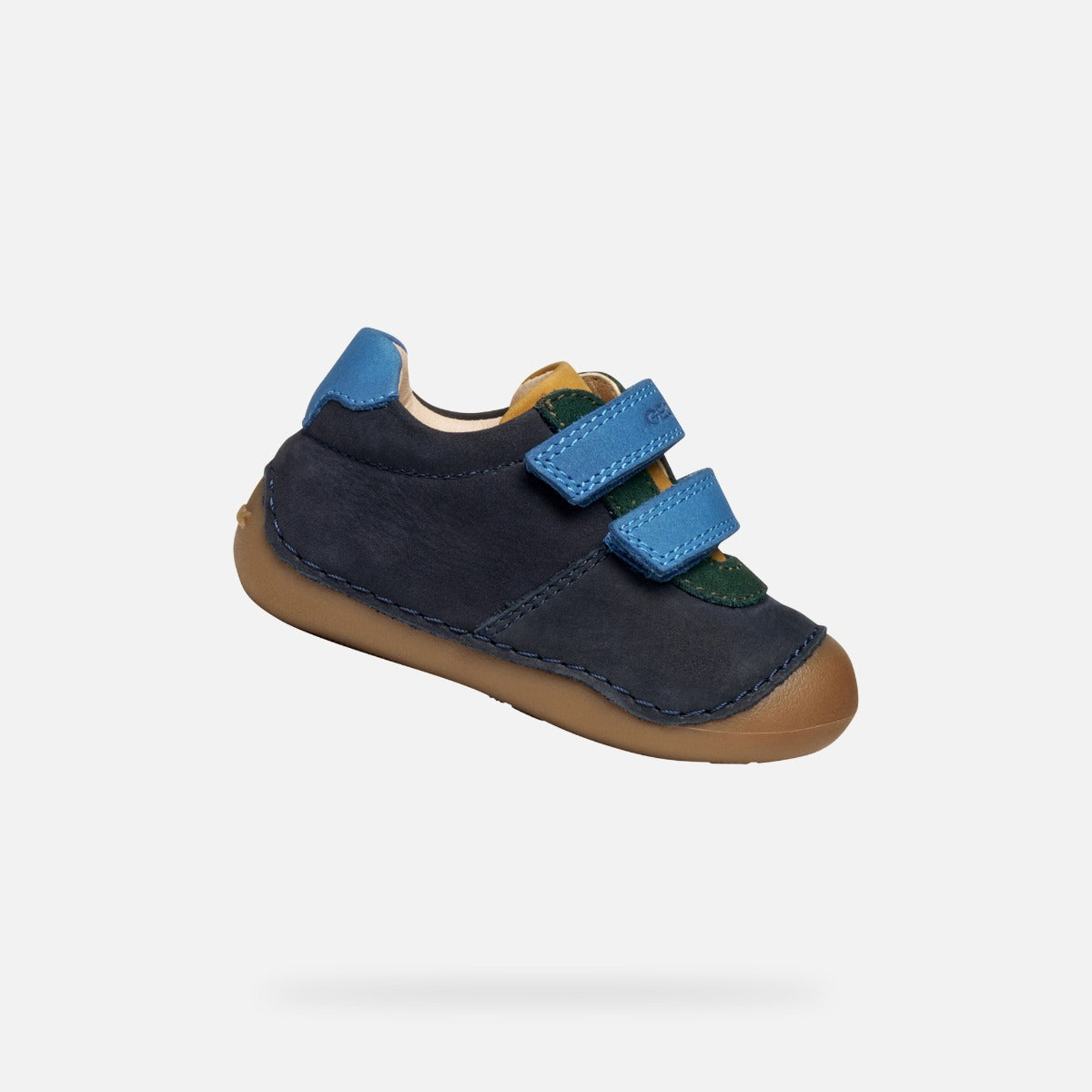 Geox pantofi baieti cu scai Tutim 18-23 Navy/Multicolor