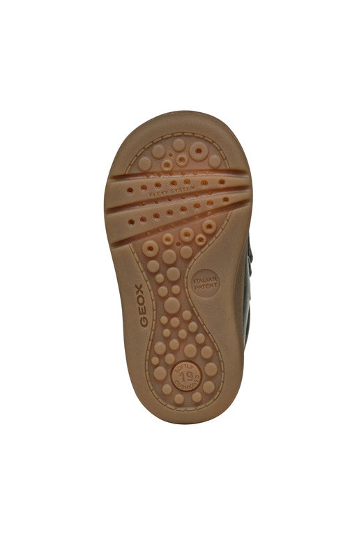 Geox pantofi baieti cu scai 18-26 Dark Green