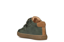 Geox pantofi baieti cu scai 18-26 Dark Green
