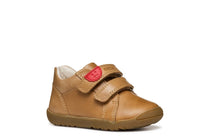 Geox pantofi baieti cu scai 18-26 Macchia Caramel