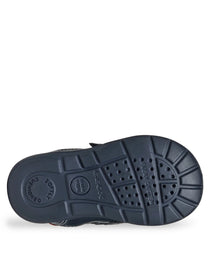 Geox pantofi baieti cu scai 18-26 Navy cu rosu