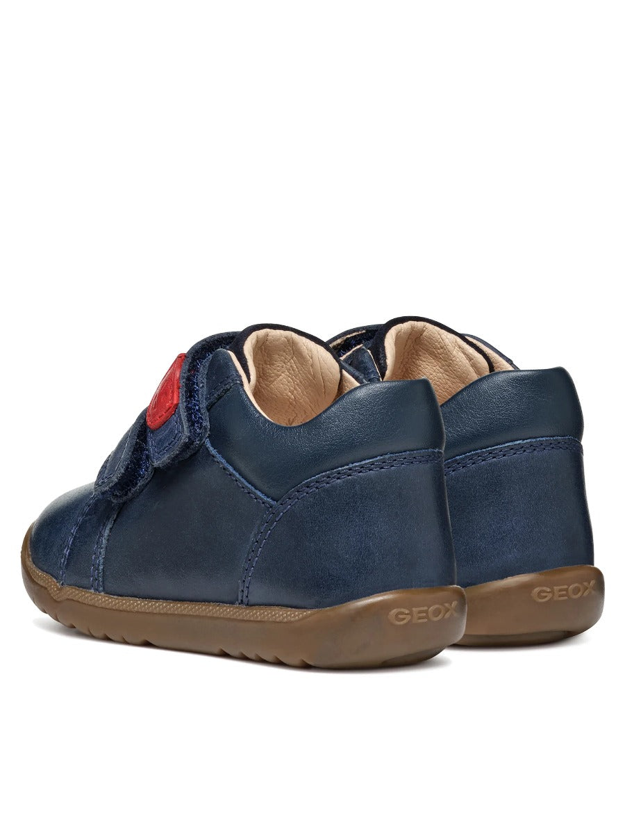 Geox pantofi baieti cu scai 18-26 Navy