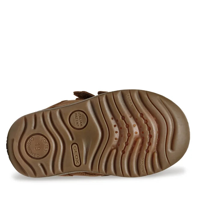 Geox pantofi baieti cu scai 18-26 Whisky