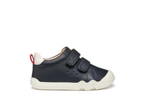 Geox pantofi baieti cu scai Natural Shape 20-25 Nappa Navy/Red