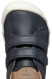 Geox pantofi baieti cu scai Natural Shape 20-25 Nappa Navy/Red