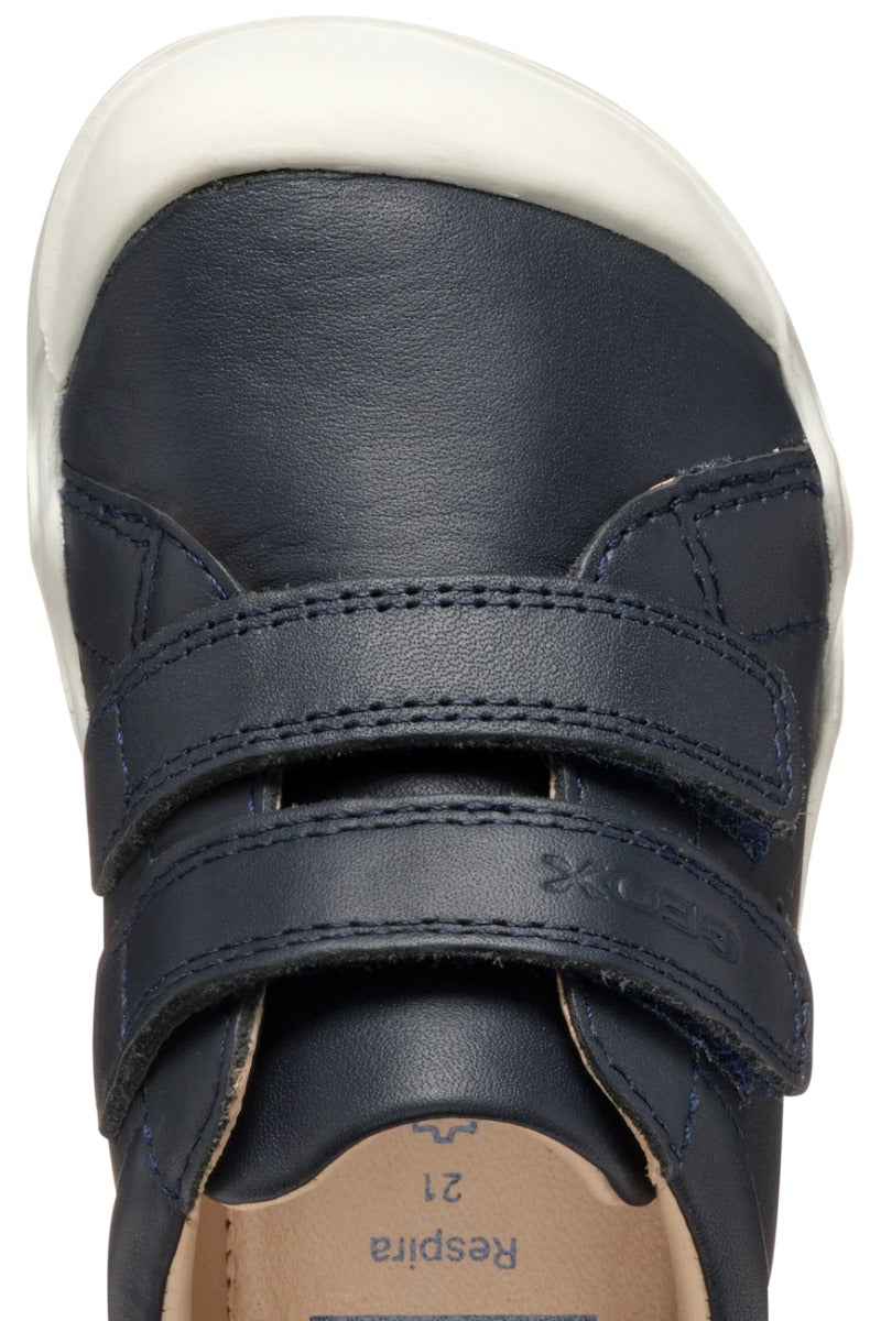 Geox pantofi baieti cu scai Natural Shape 20-25 Nappa Navy/Red