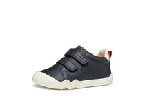 Geox pantofi baieti cu scai Natural Shape 20-25 Nappa Navy/Red