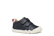 Geox pantofi baieti cu scai Natural Shape 20-25 Nappa Navy/Red