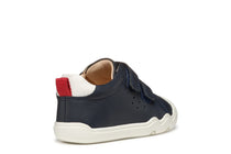 Geox pantofi baieti cu scai Natural Shape 20-25 Nappa Navy/Red