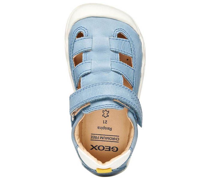 Geox pantofi baieti decupati Barefoot Steppieup 20-27 Light Sky