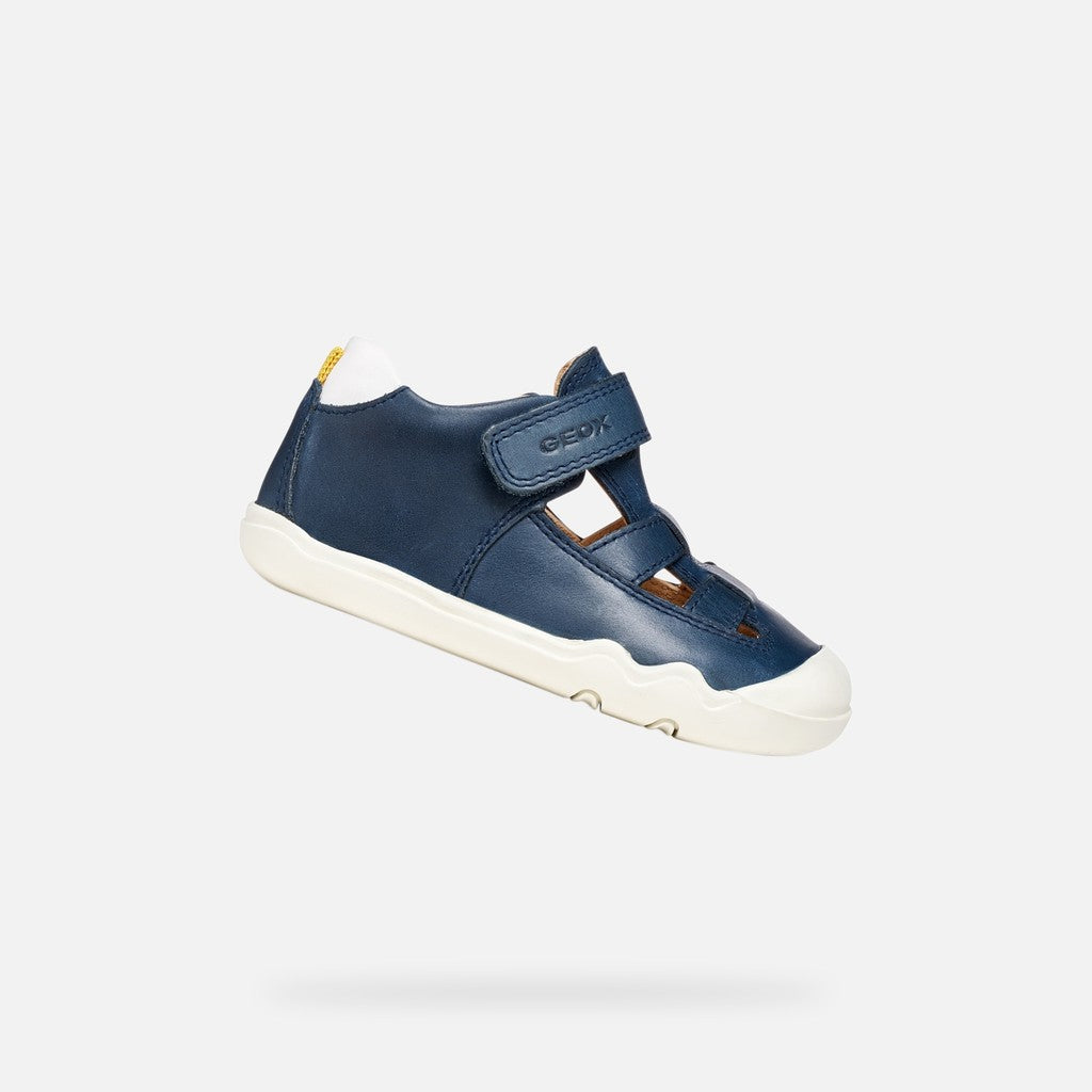 Geox pantofi baieti decupati Barefoot Steppieup 20-27 Navy/White