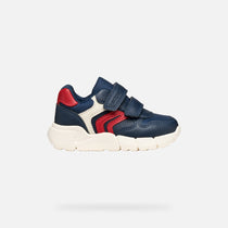Geox pantofi baieti Flexyper Mini 18-23 Navy/Red
