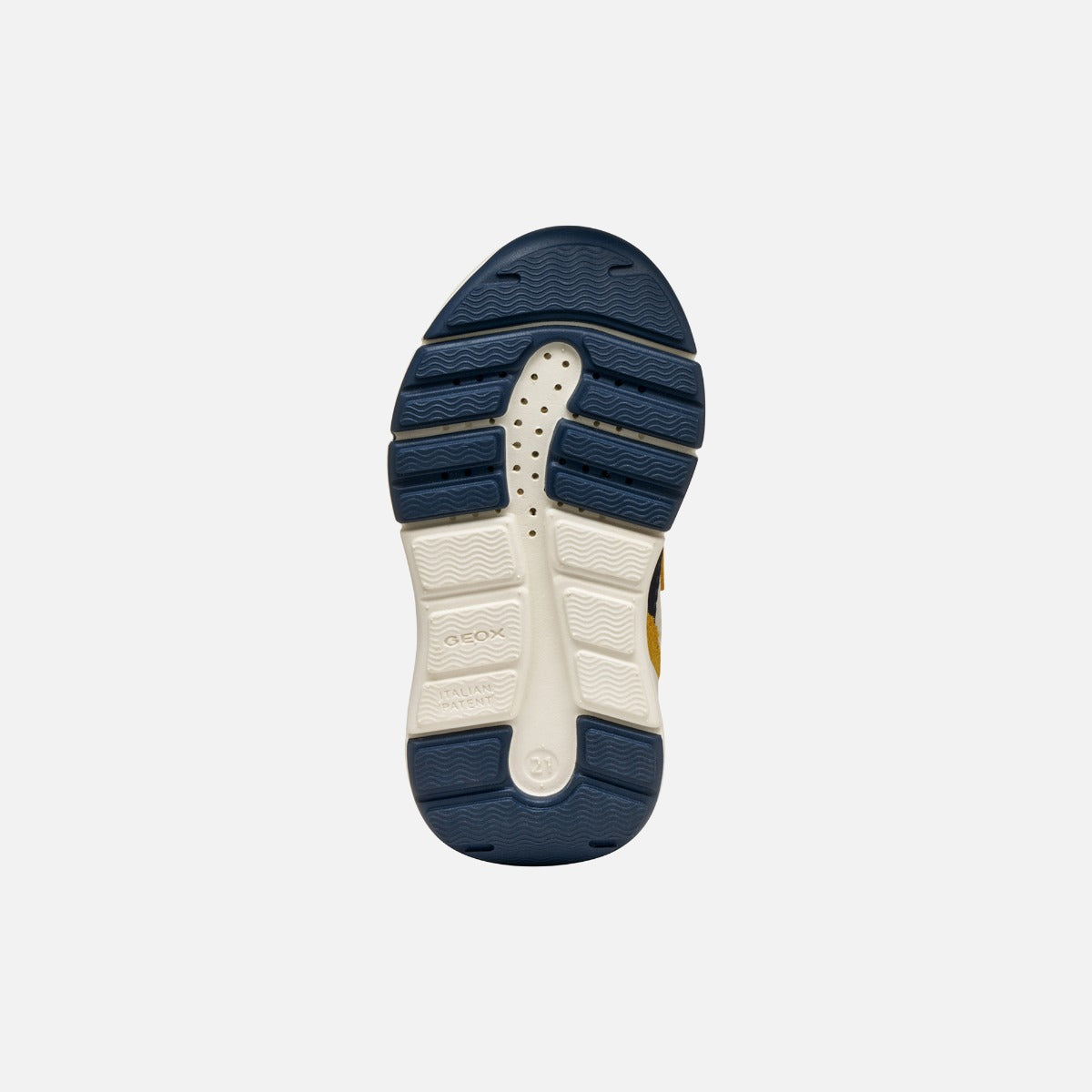 Geox pantofi baieti Flexyper Mini 18-23 Ochre/Bluette