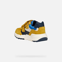 Geox pantofi baieti Flexyper Mini 18-23 Ochre/Bluette