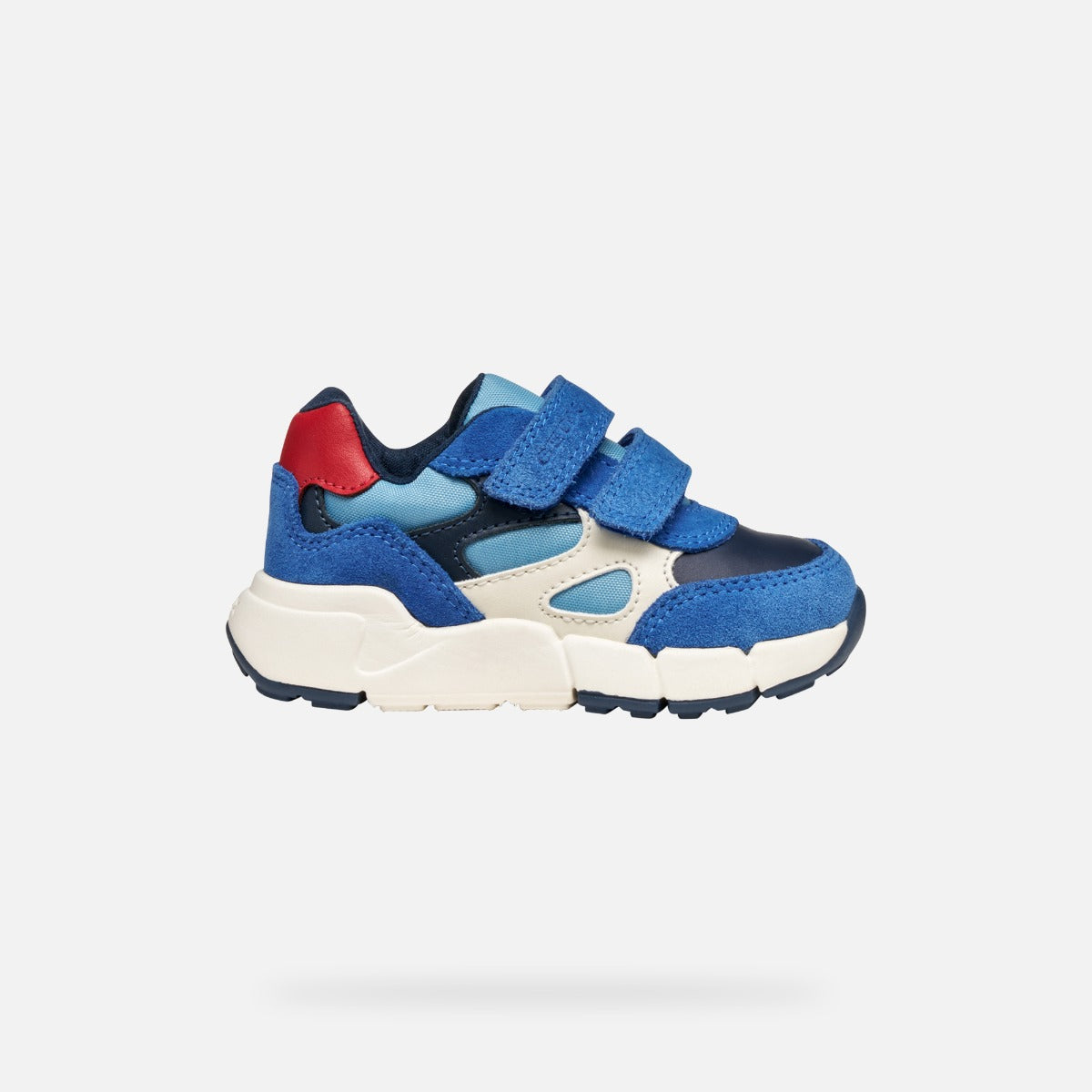 Geox pantofi baieti Flexyper Mini 20-23 Royal/Red