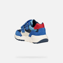 Geox pantofi baieti Flexyper Mini 20-23 Royal/Red