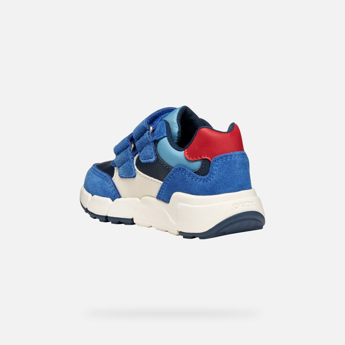 Geox pantofi baieti Flexyper Mini 20-23 Royal/Red