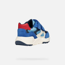 Geox pantofi baieti Flexyper Mini 20-23 Royal/Red