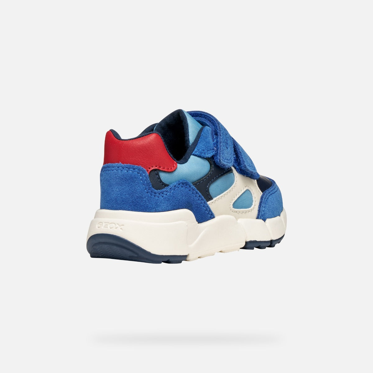 Geox pantofi baieti Flexyper Mini 20-23 Royal/Red