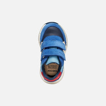 Geox pantofi baieti Flexyper Mini 20-23 Royal/Red