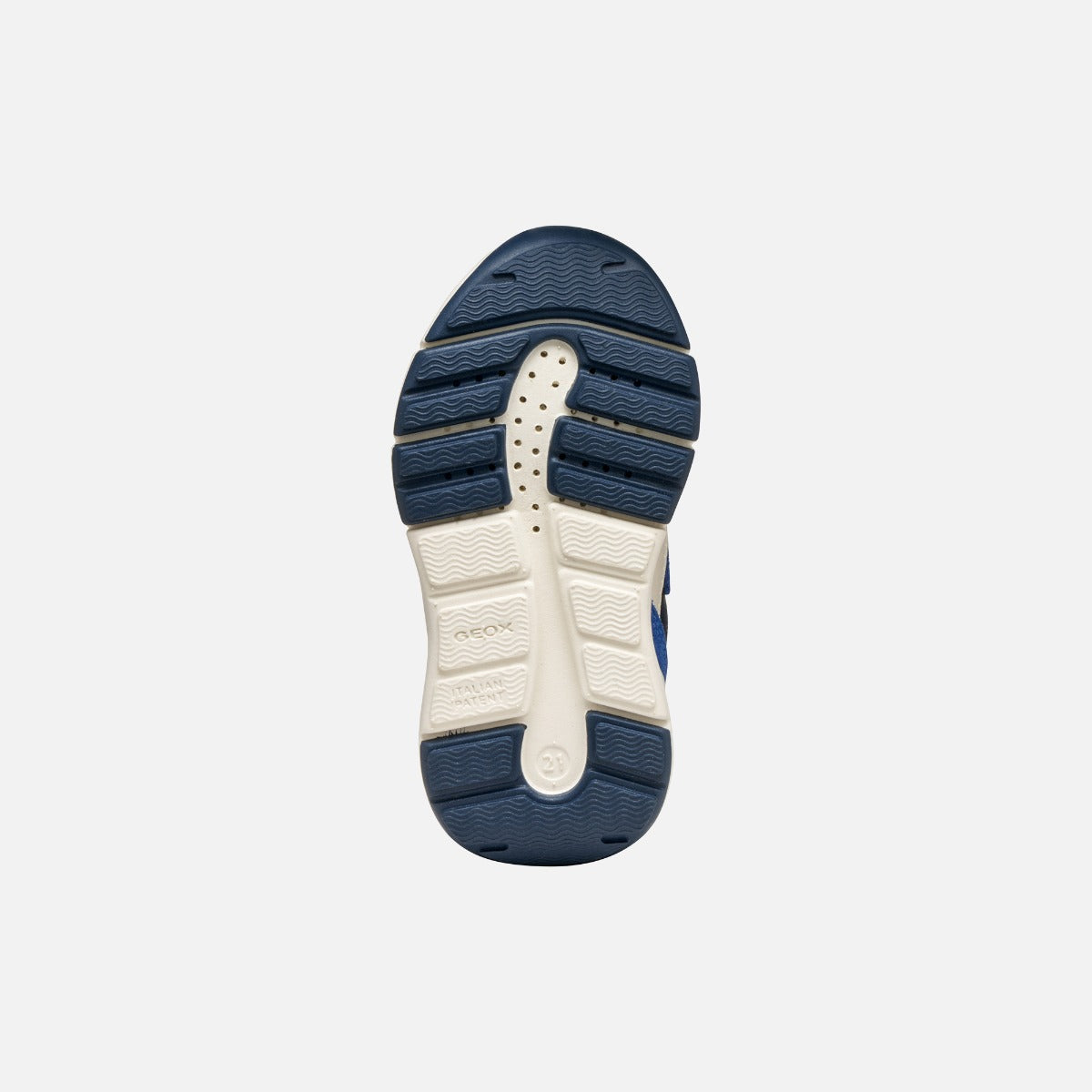 Geox pantofi baieti Flexyper Mini 20-23 Royal/Red