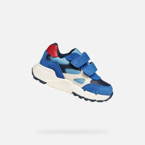 Geox pantofi baieti Flexyper Mini 20-23 Royal/Red