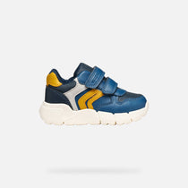 Geox pantofi baieti Flexyper Mini 18-23 Avio/Ochre