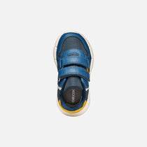 Geox pantofi baieti Flexyper Mini 18-23 Avio/Ochre