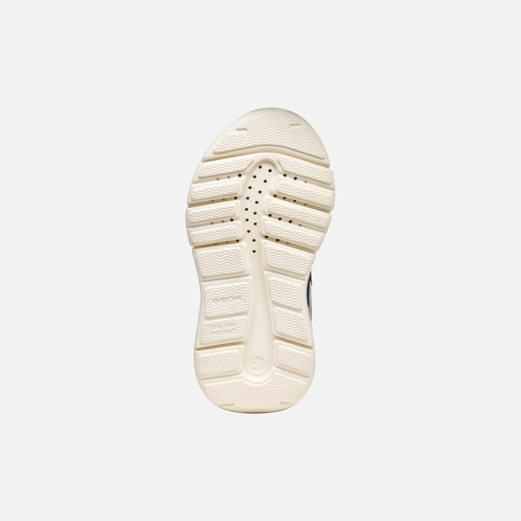 Geox pantofi baieti Flexyper Mini 18-23 Avio/Ochre