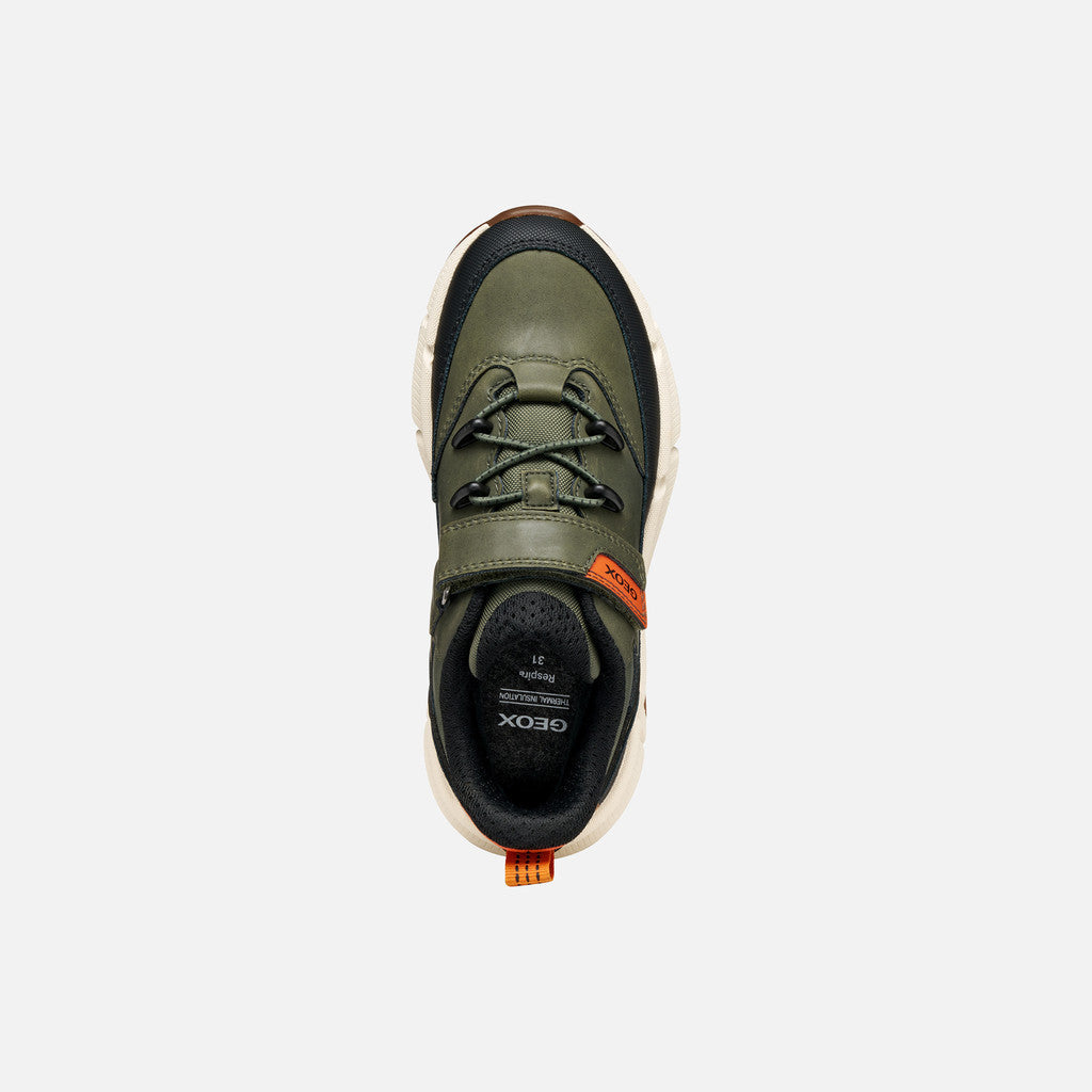 Geox pantofi baieti Flexyper Plus Amphibiox 36-37 Military