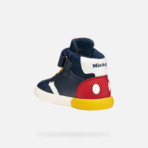 Geox pantofi baieti Gisli 18-23 Navy/Red Disney Mickey