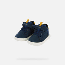 Geox pantofi baieti Hyroo 20-23 Navy/Ochre Yellow