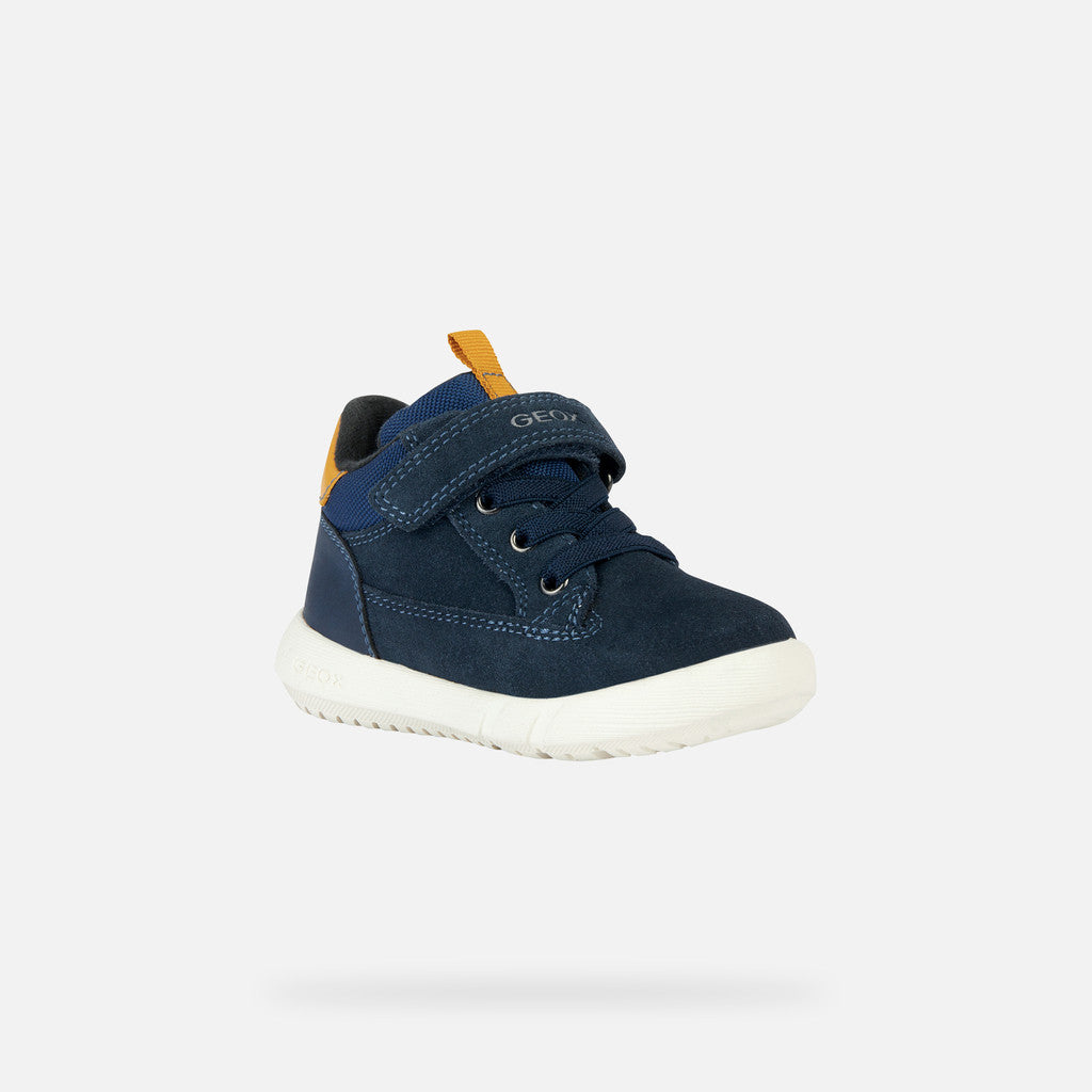 Geox pantofi baieti Hyroo 20-23 Navy/Ochre Yellow Imagine principală a produsului