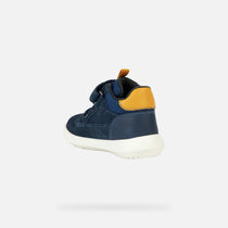 Geox pantofi baieti Hyroo 20-23 Navy/Ochre Yellow