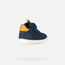 Geox pantofi baieti Hyroo 20-23 Navy/Ochre Yellow