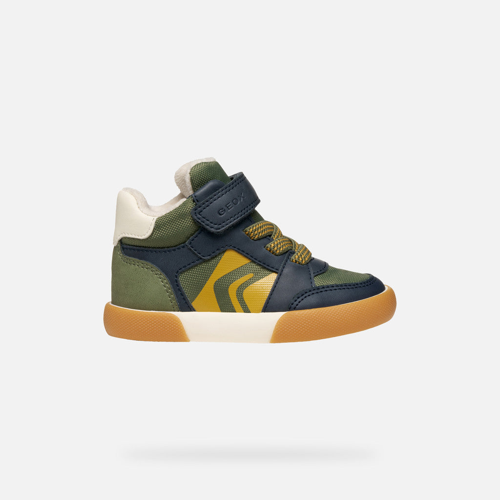 Geox pantofi baieti imblaniti Gisli 20-23 Military/Navy Imagine principală a produsului